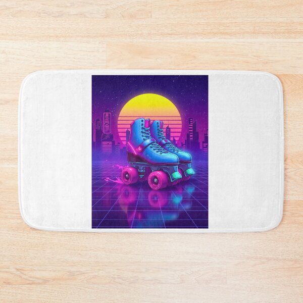 Item preview, Bright retro roller skate design designed and sold by FitEnvy.