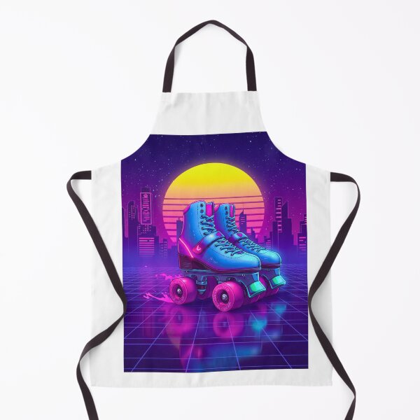 Item preview, Bright retro roller skate design designed and sold by FitEnvy.