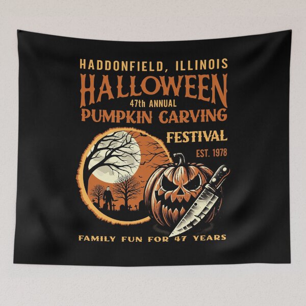 Item preview, HADDONFIELD 47TH ANNUAL PUMPKIN CARVING FESTIVAL HALLOWEEN 1978 designed and sold by FlutteringWings.