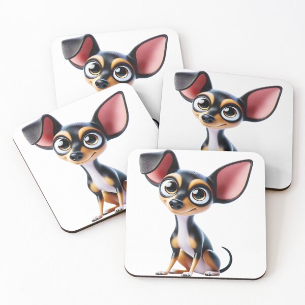 Item preview, Adorable English Toy Terrier designed and sold by Sillytoe.