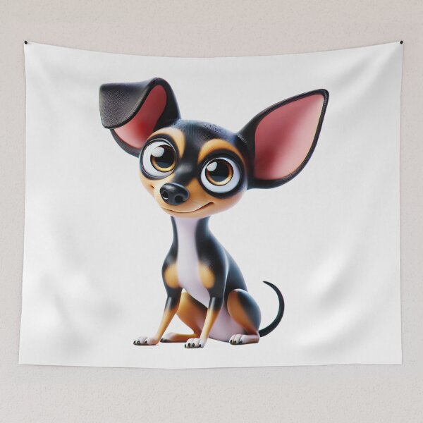 Item preview, Adorable English Toy Terrier designed and sold by Sillytoe.