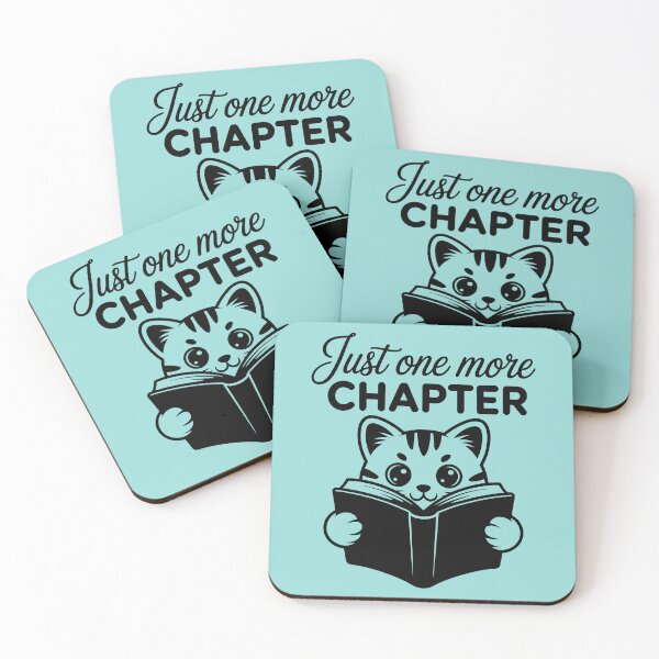 Item preview, Cat Reading - Just One More Chapter designed and sold by theartfulaspie.