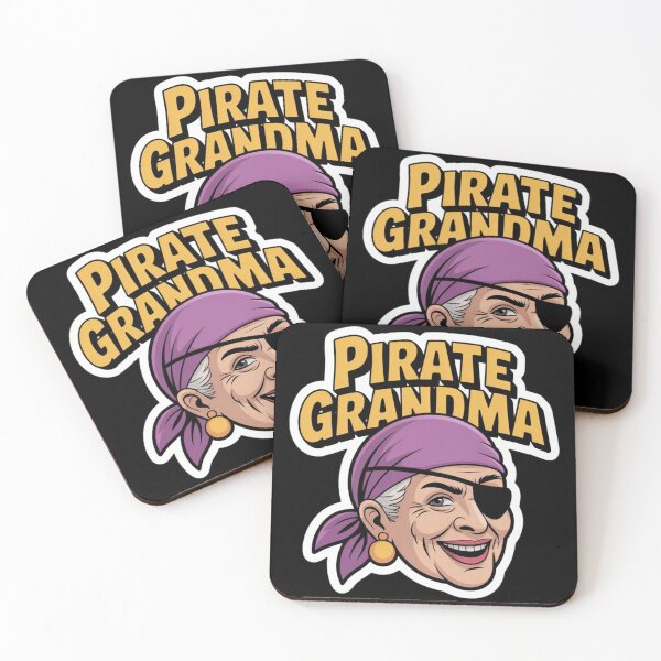 Item preview, Family Skull Pirate Grandma Crossbones Flag, Grandma Pirate Matching Skull designed and sold by Dabbing Turtle Designs.