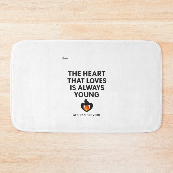 Item preview, The Heart That Loves Is Always Young – African Proverb Shirt by STILLBLAZE designed and sold by BilcoStillbaze.