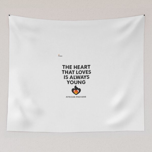 Item preview, The Heart That Loves Is Always Young – African Proverb Shirt by STILLBLAZE designed and sold by BilcoStillbaze.
