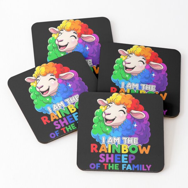 Item preview, I Am the Rainbow Sheep of the Family  designed and sold by GiftedExplorer.