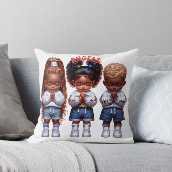 Item preview, Three Little Angels in Prayerful Grace designed and sold by Mobetterbrands.