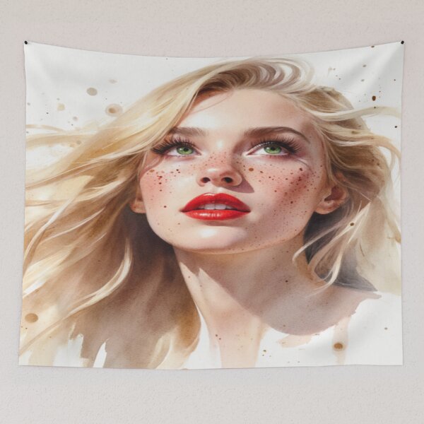Item preview, Claire | Watercolor Canvas I designed and sold by KasaHunterHarem.