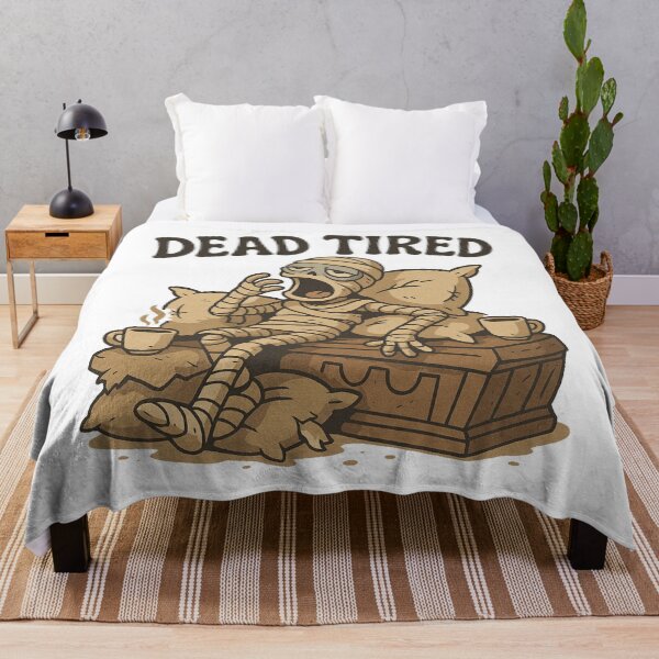 Item preview, Tired Mummy with Coffee – Funny Halloween Design designed and sold by CL7CasaLibra7.