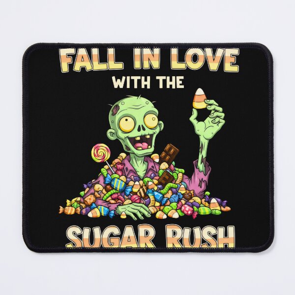 Item preview, Zombie Sugar Rush Halloween Candy Fall Fun designed and sold by VividDripCo.