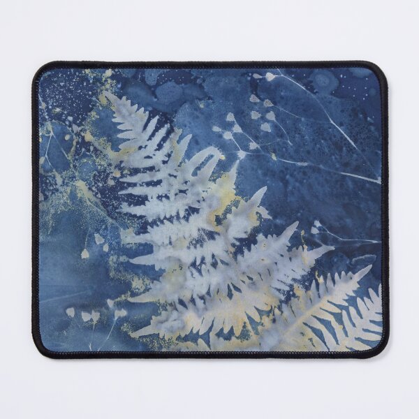 Item preview, Fern and Wildflower Cyanotype Print Botanical Art designed and sold by NicoleGiger.Studio.