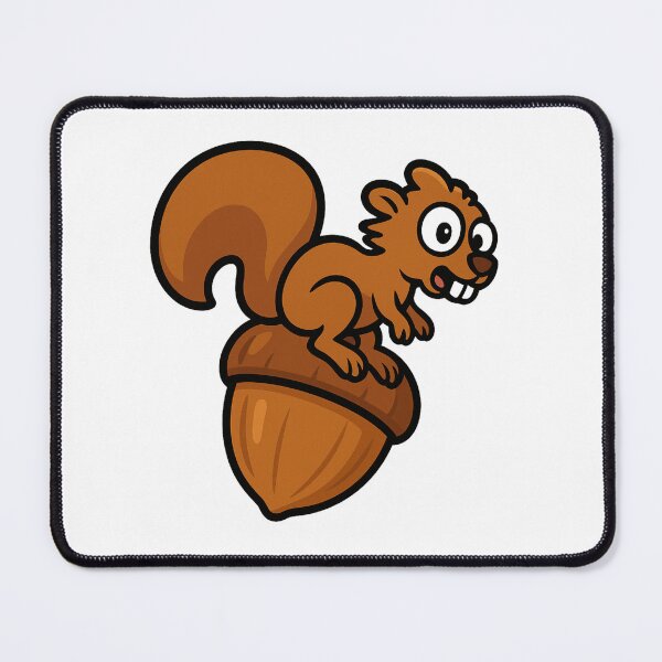 Item preview, Hyper Squirrel with Acorn designed and sold by CanSparkleArt.