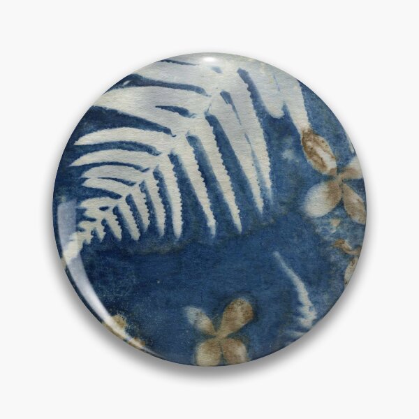 Item preview, Fern and Hydrangea Flower Cyanotype Print Botanical Art designed and sold by NicoleGiger.Studio.