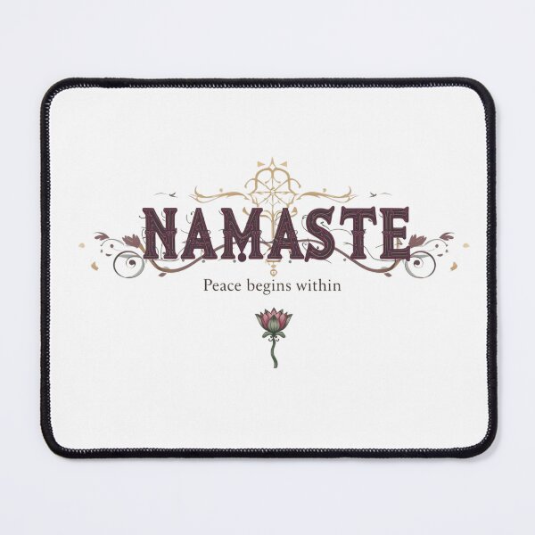 Item preview, Namaste | Peace Begins Within | Spiritual Yoga Minimalist Design designed and sold by WovennDesigns.