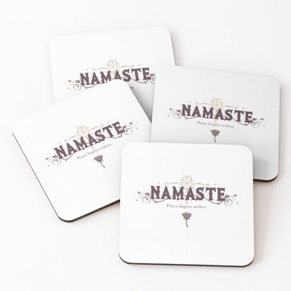 Item preview, Namaste | Peace Begins Within | Spiritual Yoga Minimalist Design designed and sold by WovennDesigns.