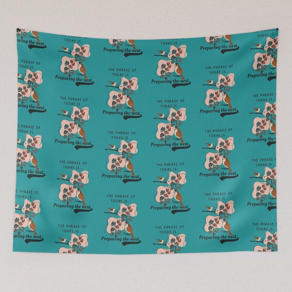 Item preview, Birds Preparing the Nest designed and sold by Ciervo Primavera.