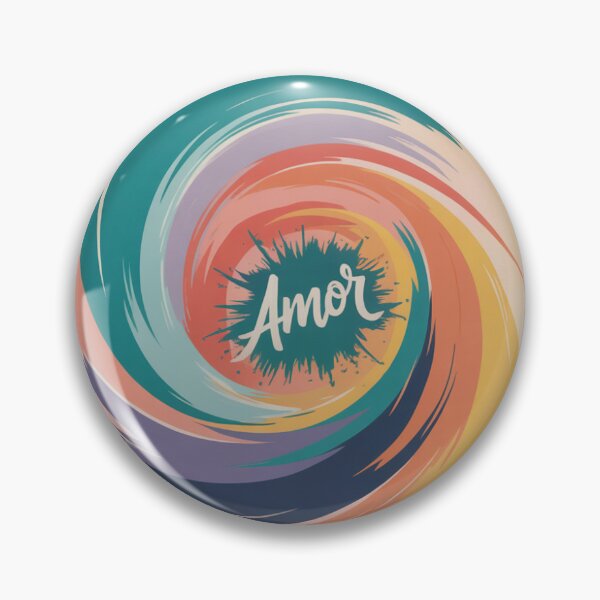 Item preview, Amor Color Splash Abstract Love Art designed and sold by VibeCraftique.