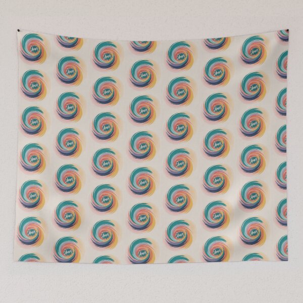 Item preview, Amor Color Splash Abstract Love Art designed and sold by VibeCraftique.