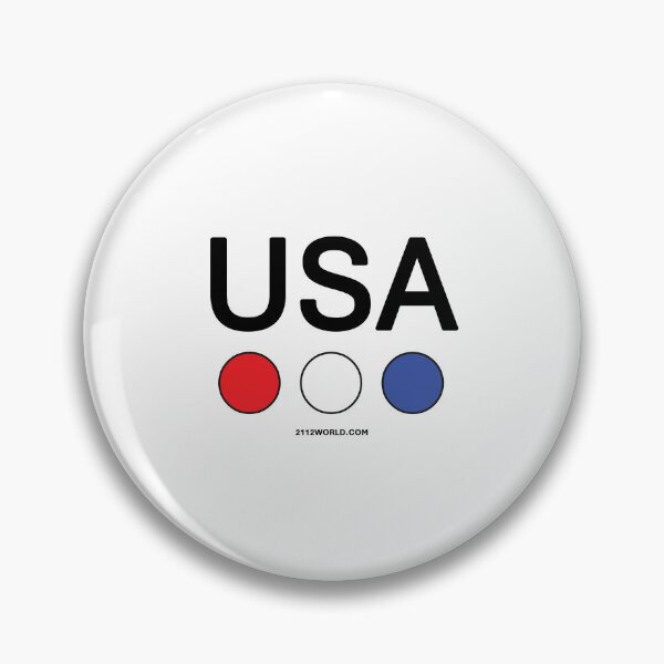 Item preview, United States of America: Country + 3 Dots designed and sold by 2112 World - Wearing The World.