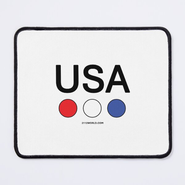Item preview, United States of America: Country + 3 Dots designed and sold by 2112 World - Wearing The World.