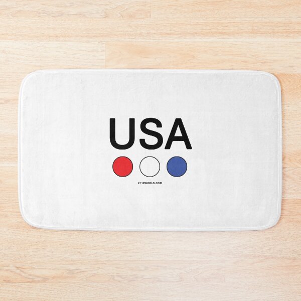 Item preview, United States of America: Country + 3 Dots designed and sold by 2112 World - Wearing The World.