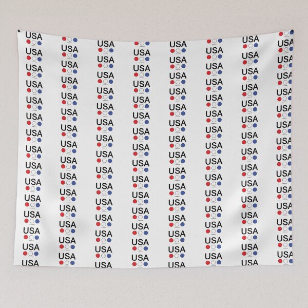 Item preview, United States of America: Country + 3 Dots designed and sold by 2112 World - Wearing The World.