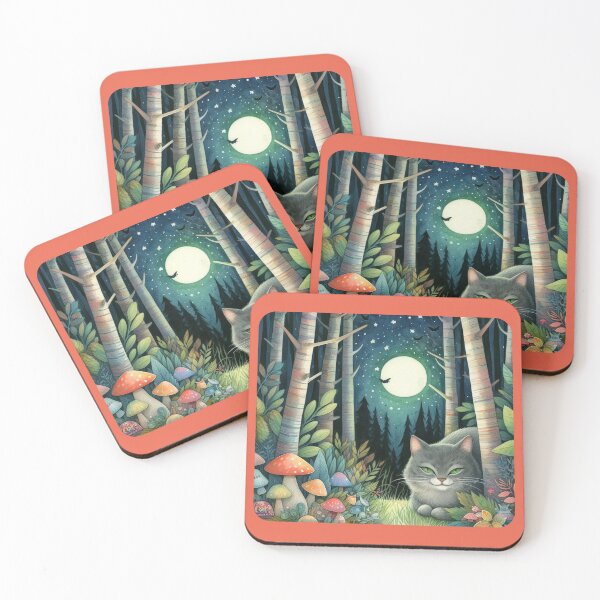 Item preview, Enchanted Cat Grove designed and sold by CAutumnTrapp.