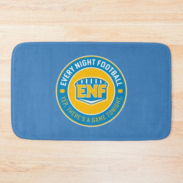 Item preview, Every Night Football "Circular Slogan" (Powder Blue & Yellow) designed and sold by GX3-Creative.