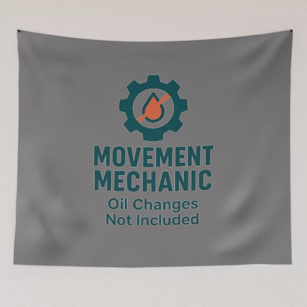 Item preview, Movement Mechanic — Oil Changes Not Included | PT Jokes, Physical Therapist Gift designed and sold by Youssef-BM.