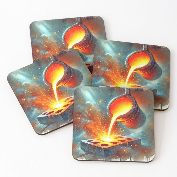 Item preview, Forged in Fire – Molten Metal Art designed and sold by jhharoon.