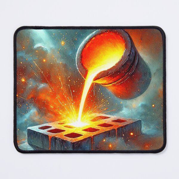 Item preview, Forged in Fire – Molten Metal Art designed and sold by jhharoon.
