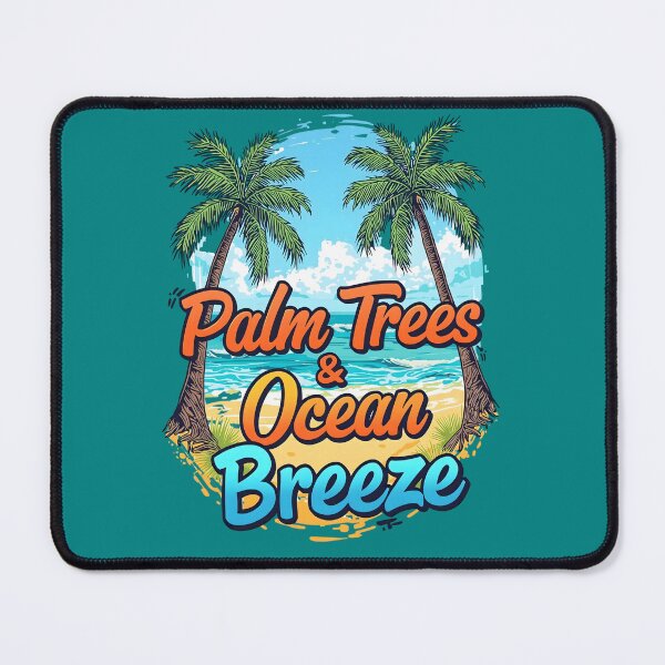 Item preview, Palm Trees & Ocean Breeze – Tropical Beach Vibes designed and sold by Harmon Luxe Studio .