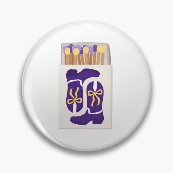 Item preview, Purple and Yellow Boots Matchbox designed and sold by Anna Buse.