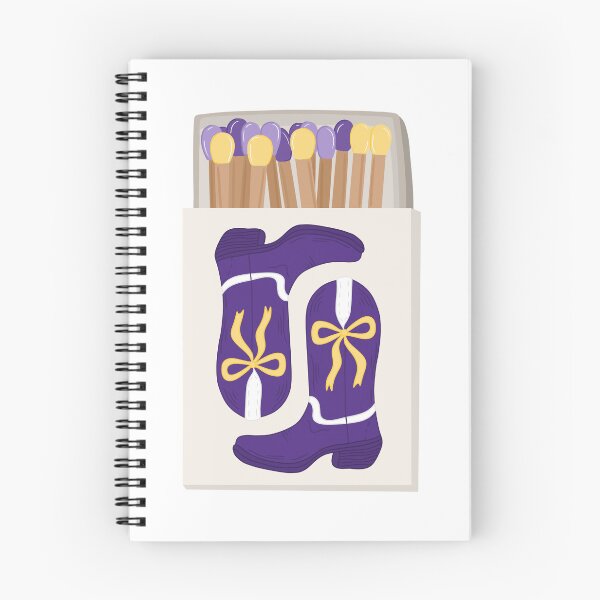 Item preview, Purple and Yellow Boots Matchbox designed and sold by Anna Buse.