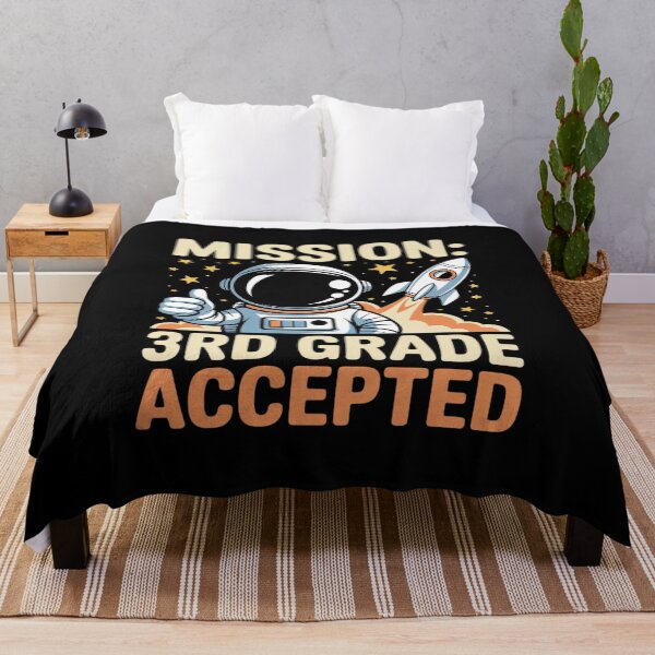 Item preview, Mission Third 3rd Grade Accepted Astronaut Back to School designed and sold by petrichorsworld.