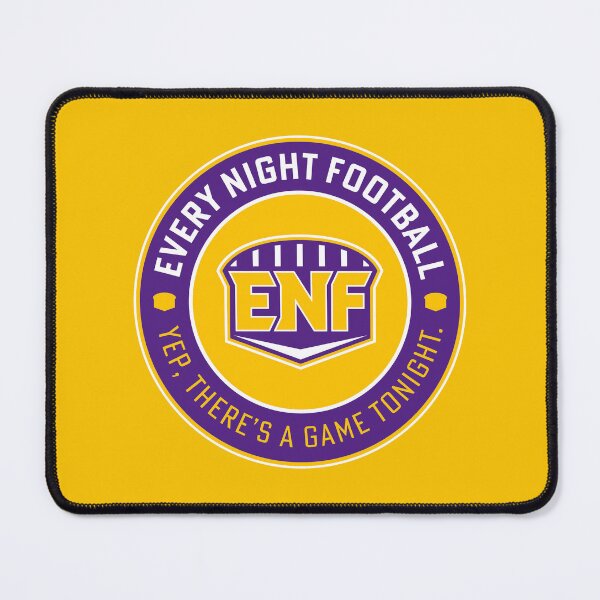 Item preview, Every Night Football "Circular Slogan" (Purple & Yellow) designed and sold by GX3-Creative.