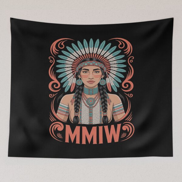 Item preview, MMIW Missing & Murdered Indigenous Women Awareness Red Hand designed and sold by petrichorsworld.