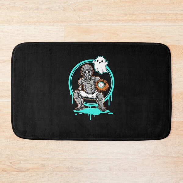 Item preview, Halloween Skeleton Baseball Catcher designed and sold by facegm.