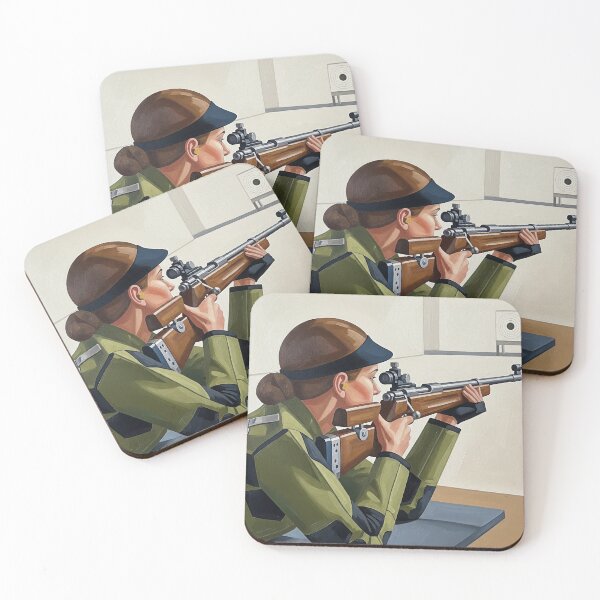 Item preview, The Precise Aim - Original Art Deco Artwork designed and sold by elektronen.