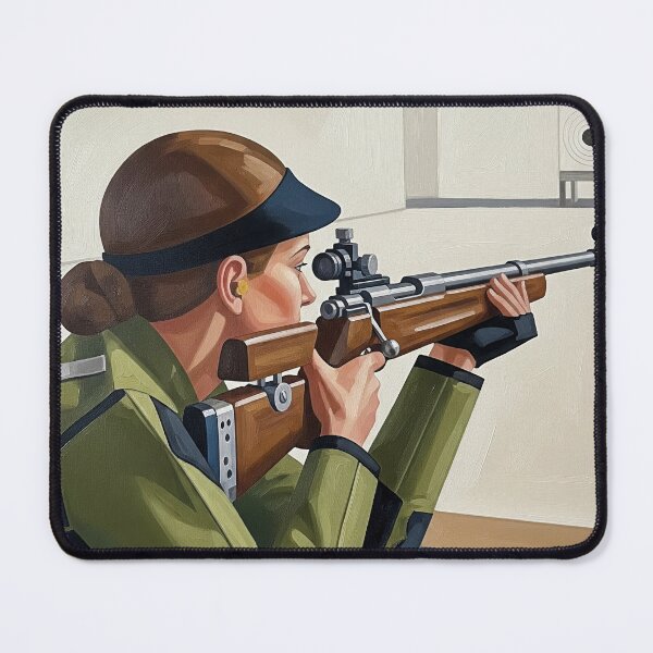 Item preview, The Precise Aim - Original Art Deco Artwork designed and sold by elektronen.