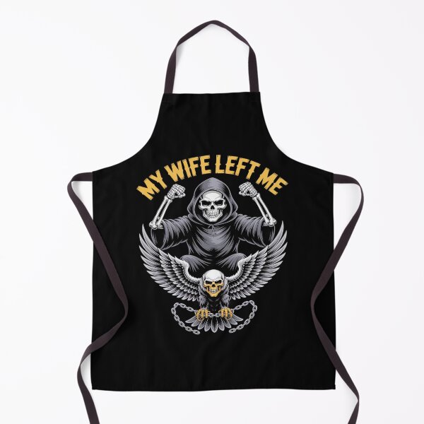 Item preview, My Wife Left Me Funny Hard Skeleton Meme designed and sold by Idarmotar.