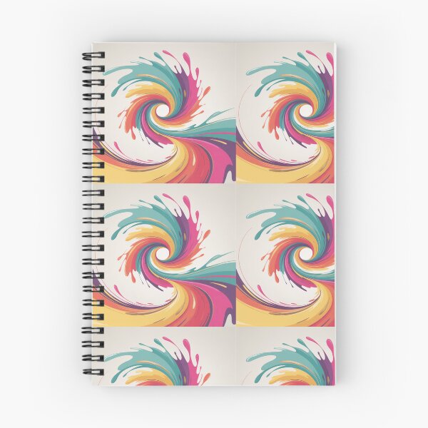 Item preview, Spinning Splash Vector Abstract Energy Art designed and sold by VibeCraftique.
