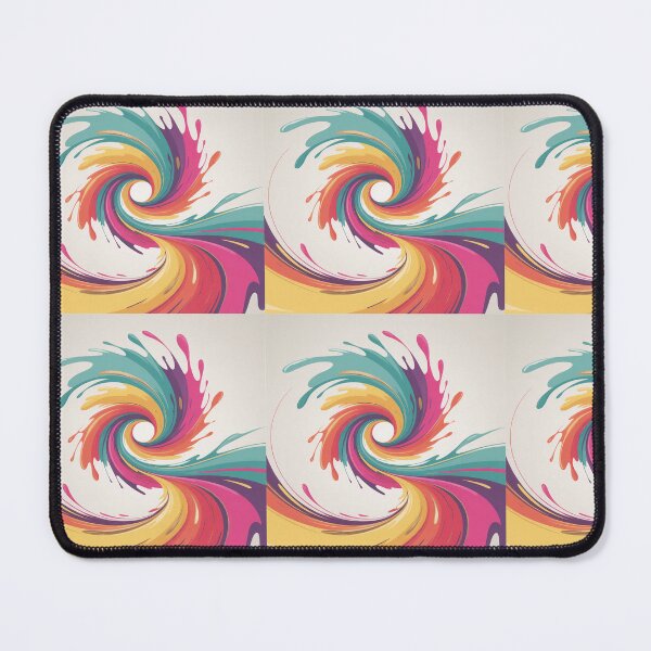 Item preview, Spinning Splash Vector Abstract Energy Art designed and sold by VibeCraftique.