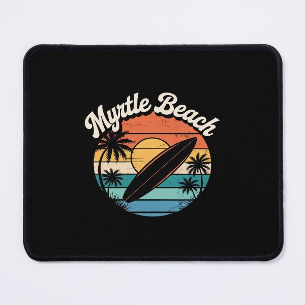 Item preview, Myrtle Beach South Carolina Palm Tree Surf 70's Retro Sunset designed and sold by Idarmotar.