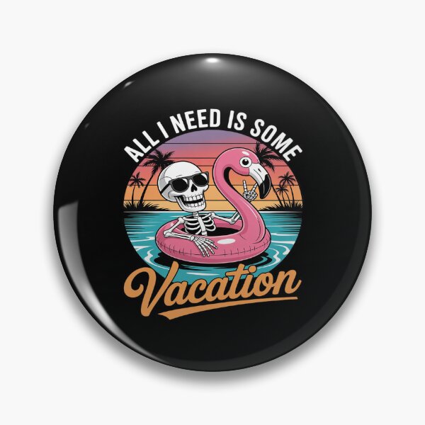 Item preview, Need Some Vacation Travel Island Skeleton Sea Ocean Summer designed and sold by Idarmotar.