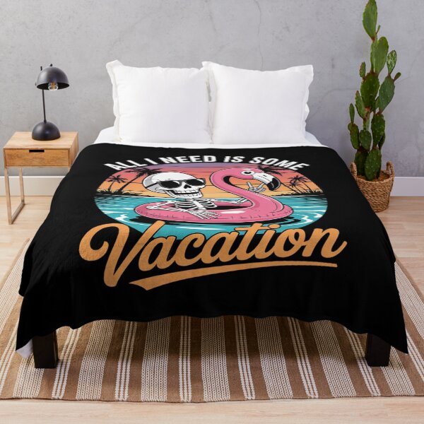 Item preview, Need Some Vacation Travel Island Skeleton Sea Ocean Summer designed and sold by Idarmotar.