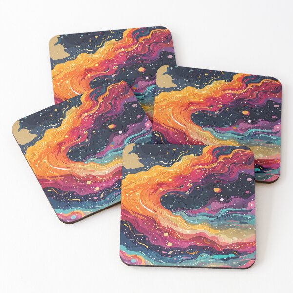 Item preview, Overlapping space color pattern designed and sold by saly55887.