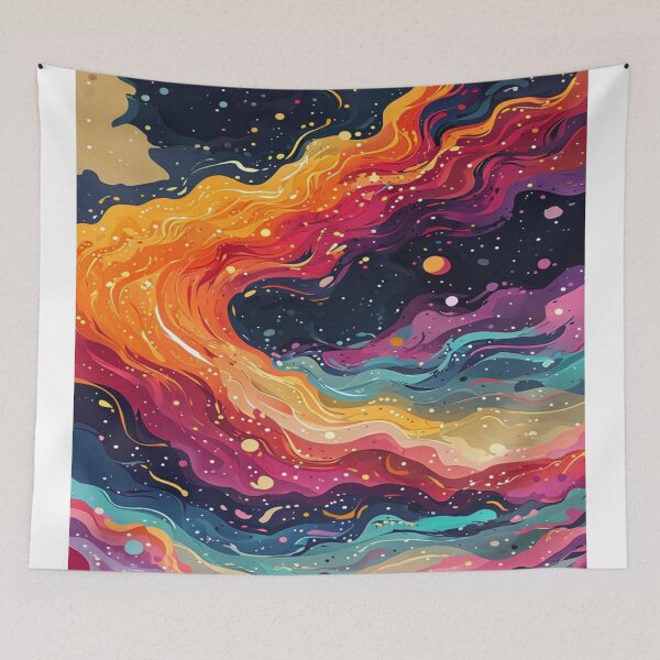 Item preview, Overlapping space color pattern designed and sold by saly55887.