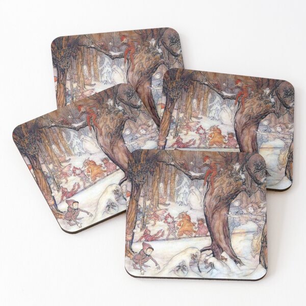 Item preview, Winter Frolic - Arthur Rackham designed and sold by forgottenbeauty.