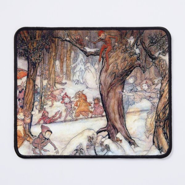 Item preview, Winter Frolic - Arthur Rackham designed and sold by forgottenbeauty.